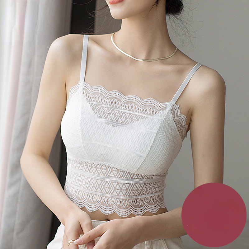 Áo Bra Nữ Ren Mềm Gợi Cảm Ren Viền Sóng Nhẹ Siêu Hot MS.2404