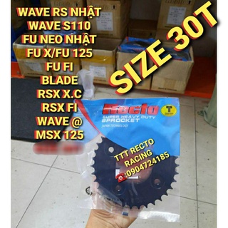 Dĩa 30t wave rs/wave s110/msx 125/future nhật/future 125/future x/future fi/future neo nhật/wave blade/rsx fi/rsx x.cơ