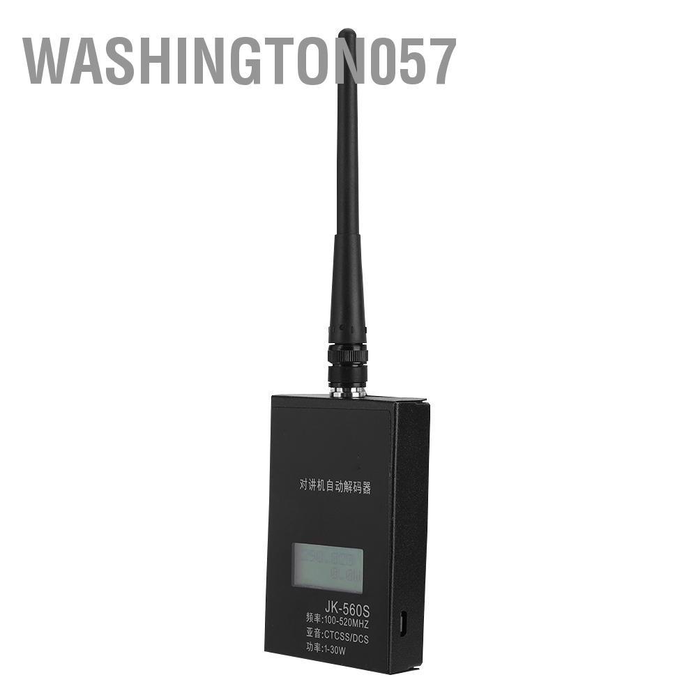 Có thể bán buôn Bộ đếm tần số JK560S cho giải mã bộ đàm Baofeng 1-30w 100-520MHz CTCSS / DCS Antena Washington057 Hàng giao ngay
