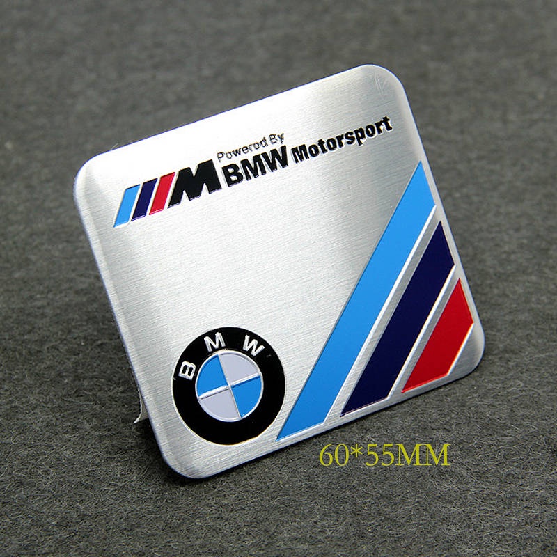 Miếng sticker tem nổi kim loại chữ M BMW trang trí xe ô tô Bmw1 Series 3 Series 5 Series 7 Series 3204 X1 X3