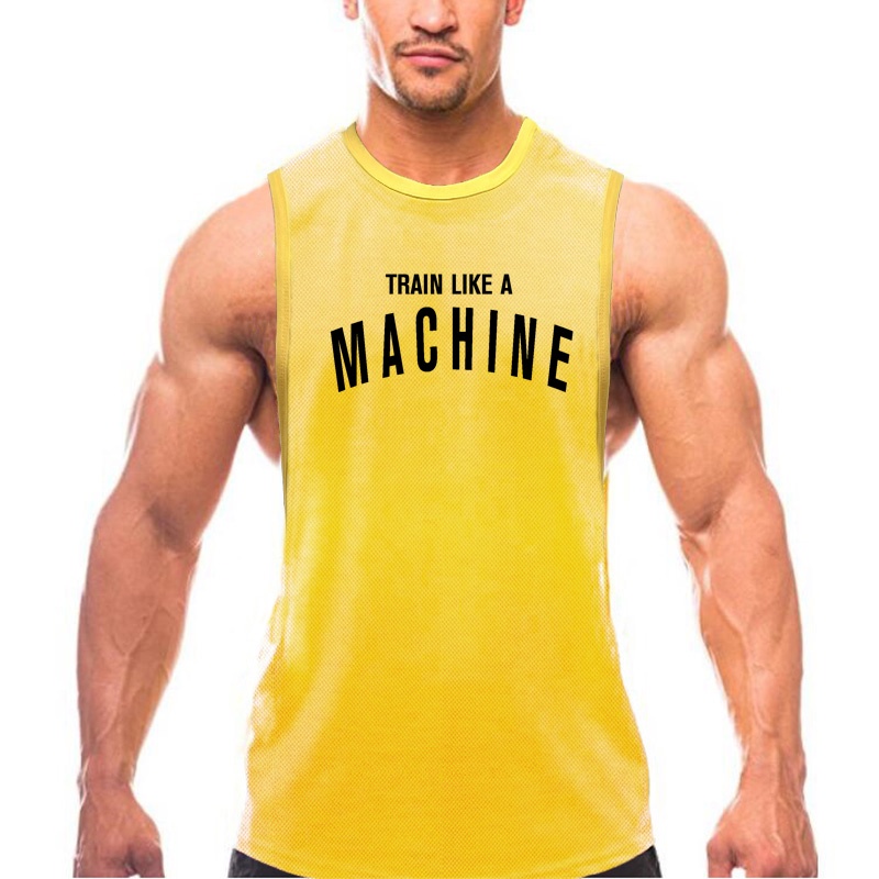 Áo Ba Lỗ Lưới Không Tay Thể Thao Nhanh Khô Thời Trang Mới Cho Nam Tập Gym Thể Hình