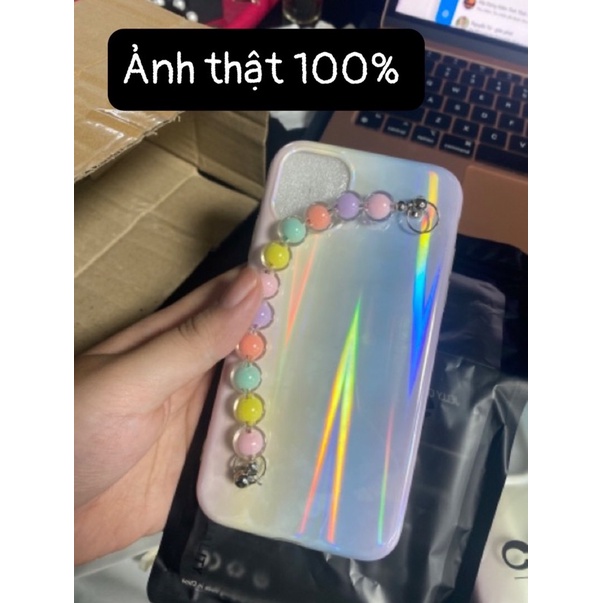Ốp Điện Thoại  dẻo màu sắc cầu vồng dây xích iphone Cho 12 / 11Pro / Max Apple X / XS / XR / SE