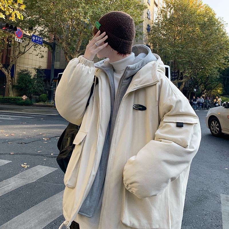 Áo phao nam hàn quốc ulzzang hàng cao cấp siêu ấm siêu đẹp 2 lớp có mũ