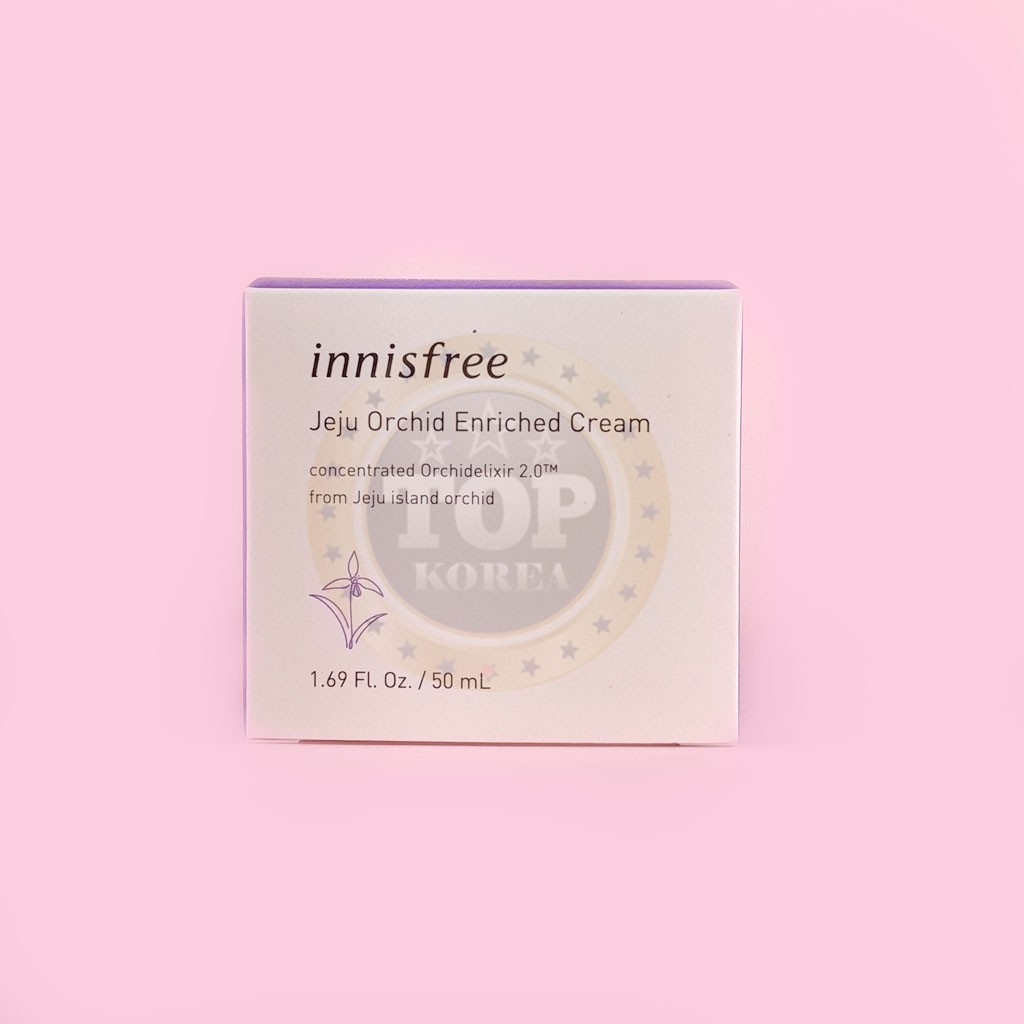 ★INNISFREE★Jeju orchid enriched cream / Kem dưỡng da chiết xuất hoa lan 50ml thương hiệu / TOPKOREA