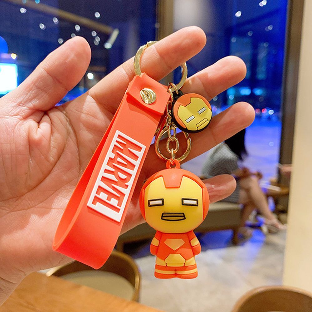 Móc khóa hình siêu anh hùng Marvel Avengers mini dễ thương