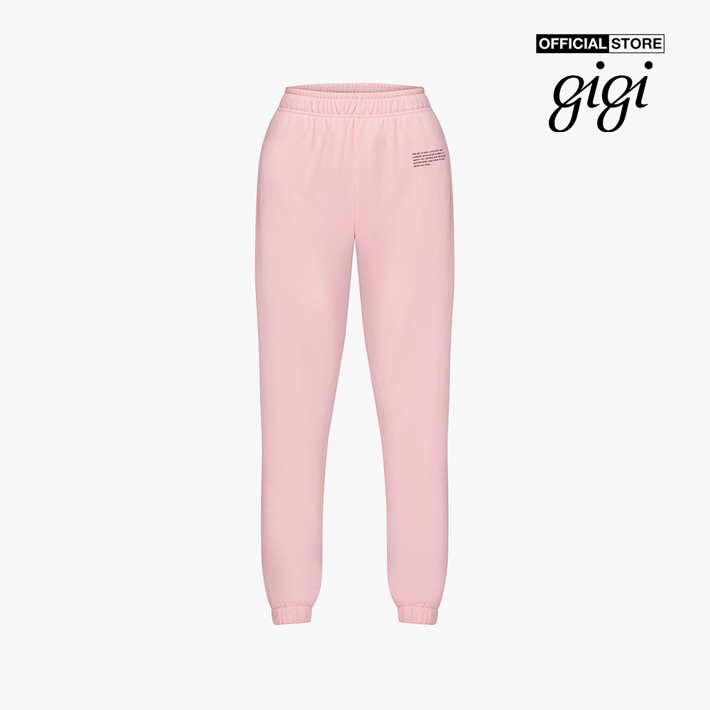 Gigi - Quần jogger nữ lưng thun bo gấu hiện đại G3204J211310-41