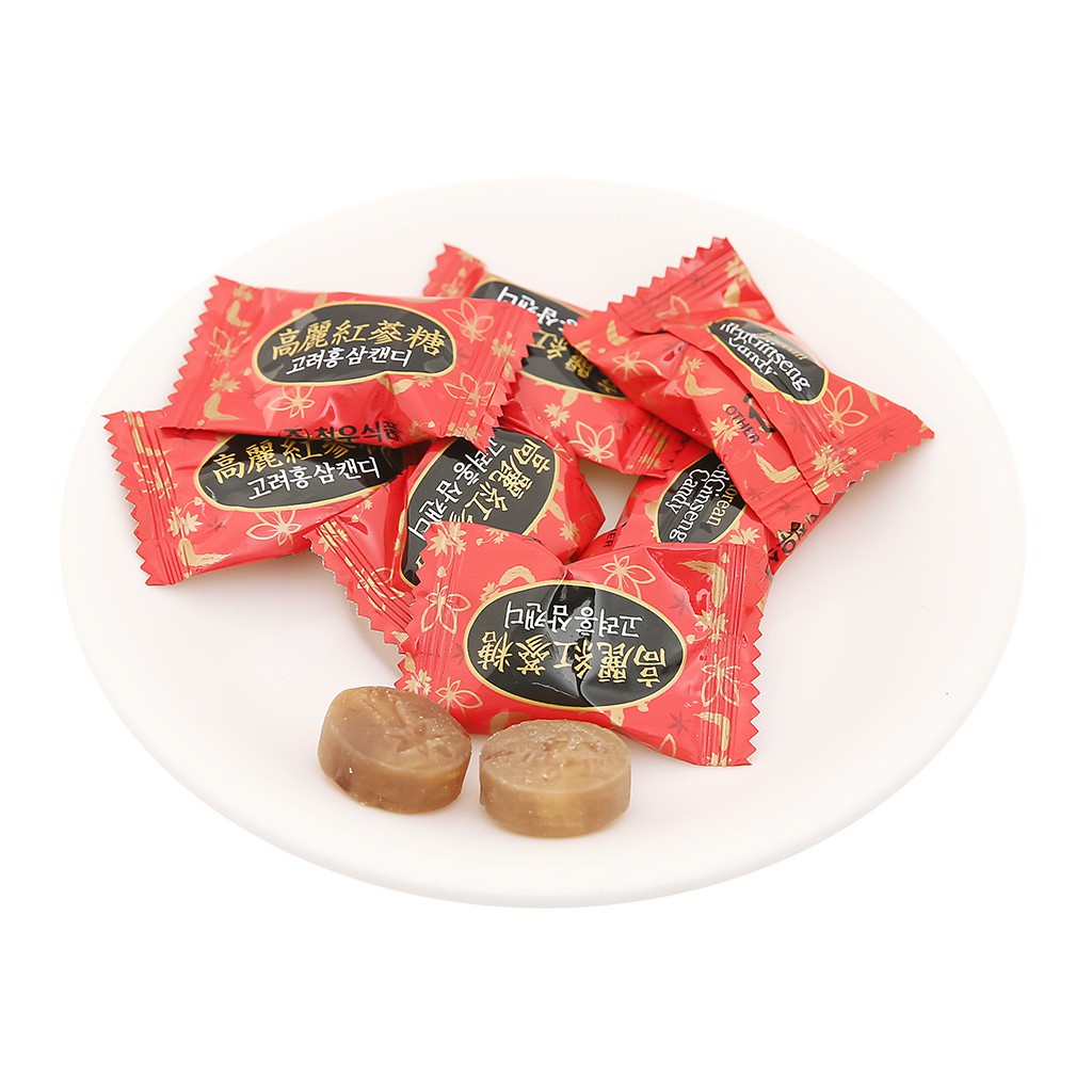 Kẹo Cứng Hồng Sâm Red Ginsen Hàn Quốc Bịch 150g