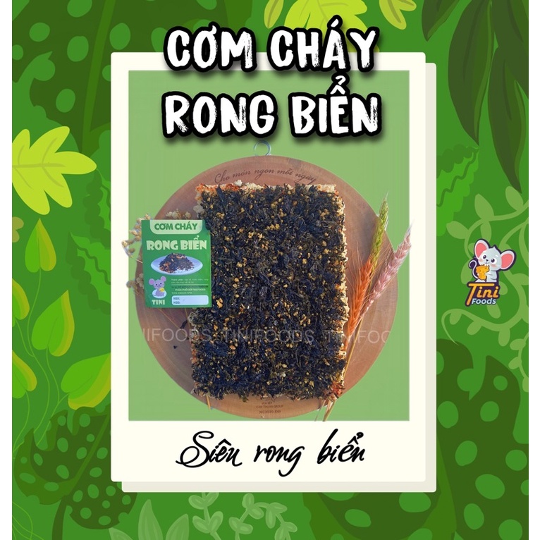 CƠM CHÁY RONG BIỂN THƯỢNG HẠNG- ĂN LÀ MÊ GÓI HÚT CHÂN KHÔNG 250G - SIÊU RẺ