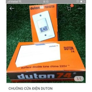Chuông điện có dây DUTON dùng để báo khách