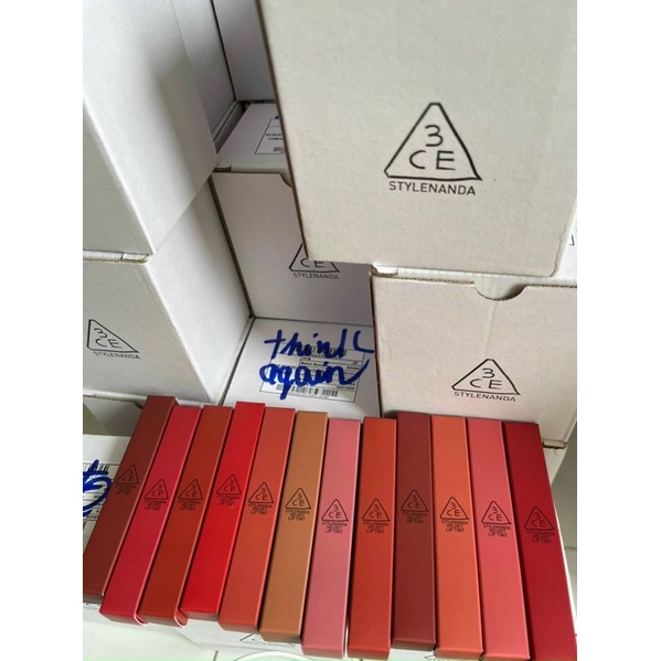 Son Kem 3CE Velvet Lip Tint Walk N Talk  Màu San Hô Siêu Mịn Môi