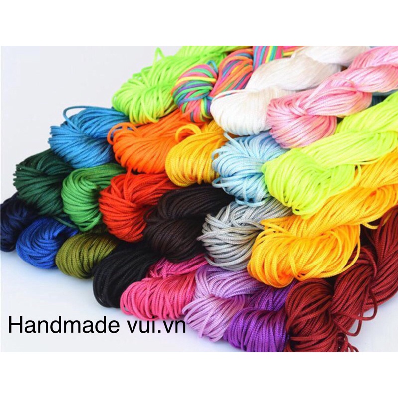 sợi dù dây mềm 1mm làm đồ thủ công, xâu vòng
