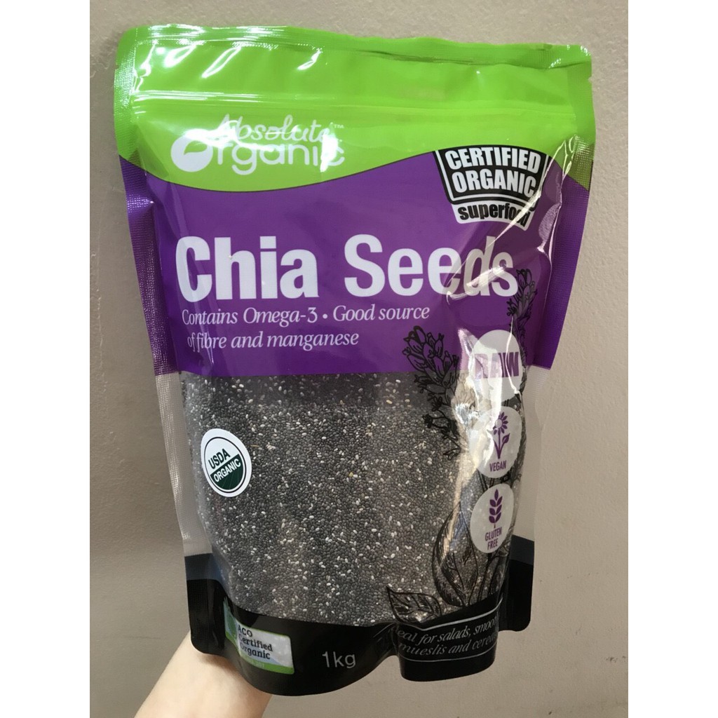 Hạt chia úc tím nhập khẩu - Khối lương 1 kg