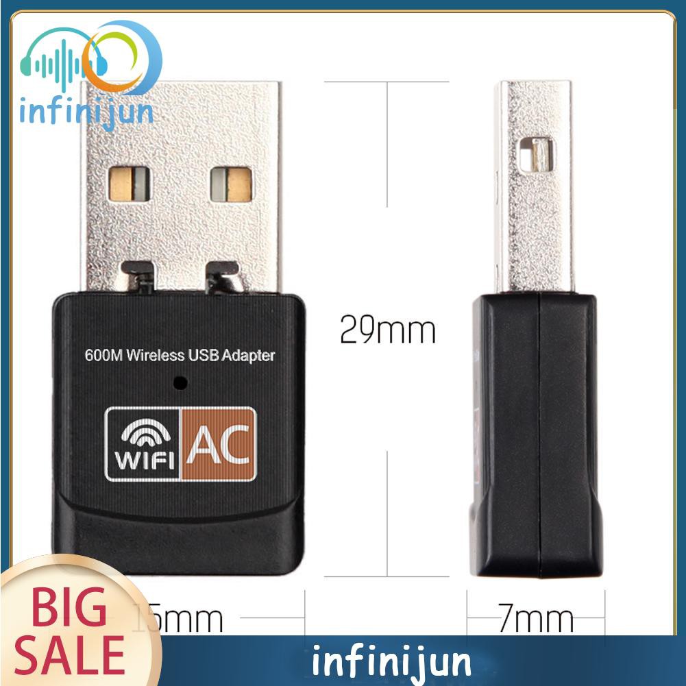 Usb Wifi 600mbps 2.4g/5g Hz 802.11ac | BigBuy360 - bigbuy360.vn