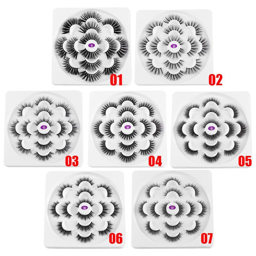 Set 7 Cặp Lông Mi Giả Dài Trang Điểm Tự Nhiên