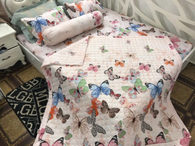 Set chăn trần hè va ga gối trơn | BigBuy360 - bigbuy360.vn