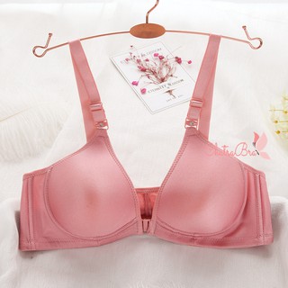 [Freeship 50k] Áo lót cotton trơn không gọng mút đệm vừa cài trước