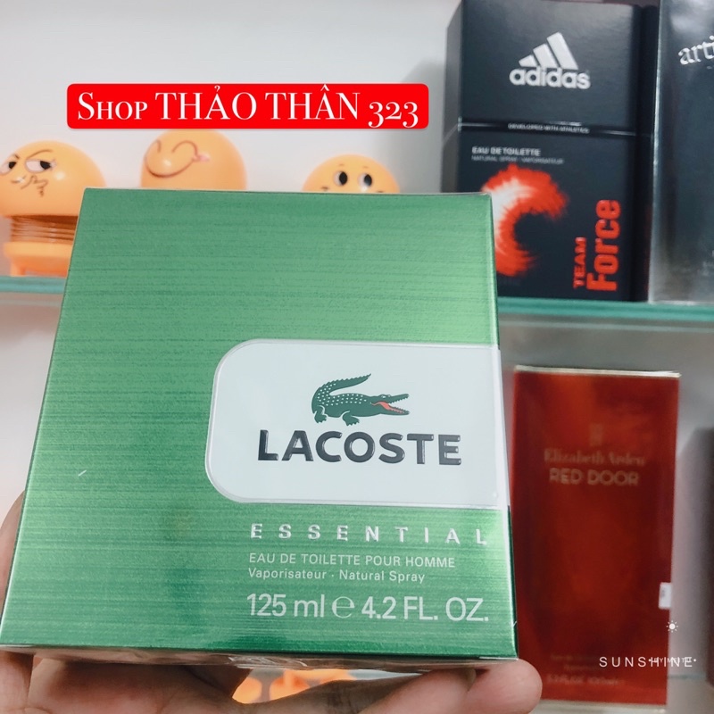 Thơm Number 1- Nước Hoa Lacoste Essential 125ml ( người nhà từ mỹ 🇺🇸 gửi về)