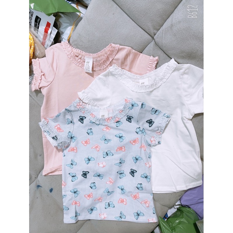 set 3 áo  Hm 6/9m