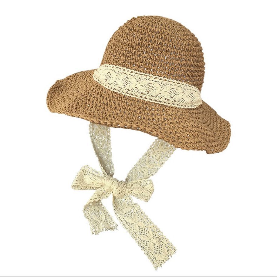 Mũ Ren Chống Nắng Thiết Kế Đơn Giản Thời Trang Đi Biển Xinh Xắn