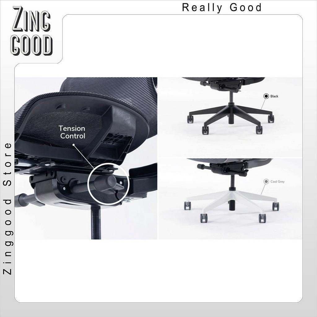 Ghế công thái học Epione Easy Chair có thể tác động vào bất kỳ vùng lưng nào mà người dùng mong muốn Zinggood Store