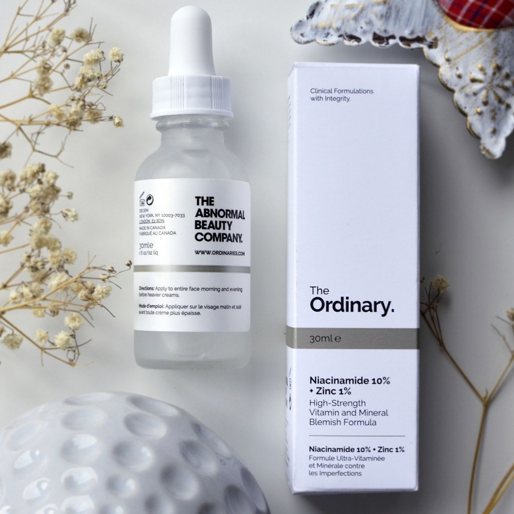 SERUM The Ordinary Niacinamide 10% giúp Cân Bằng Bã Nhờn Làm Sáng Da Thu Nhỏ Lỗ Chân Lông