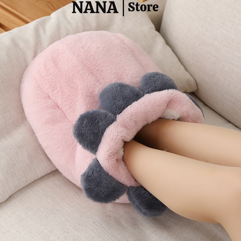 Túi sưởi ấm chân tay cắm điện giữ nhiệt NANA túi sưởi chân sạc điện cao cấp mùa đông đẹp