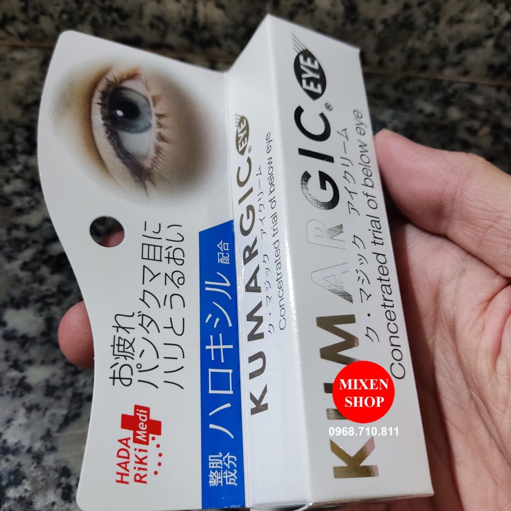 {Chính hãng - Ảnh thật} Kem xóa quầng thâm mắt Cream Kumargic Eye Nhật Bản 20g