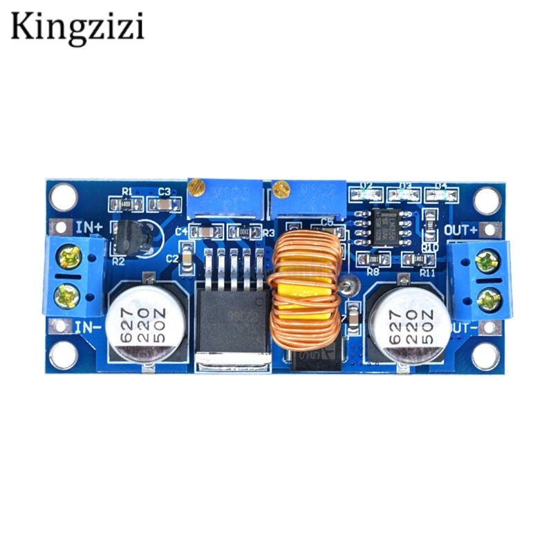Bảng giảm áp sạc pin Lithium 5A XL4015 điều chỉnh được 6-38V sang 1.25-36V DC có đèn LED chỉ báo