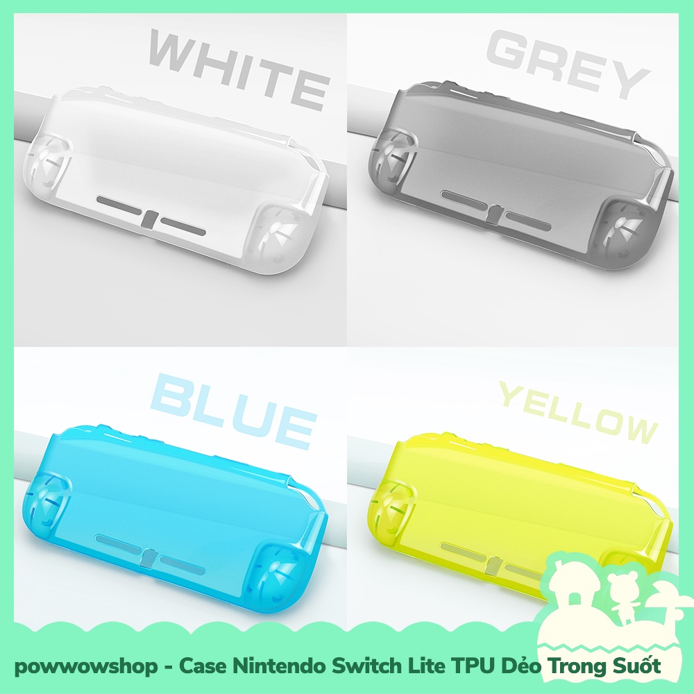 [Sẵn VN - Hỏa Tốc] Phụ Kiện Case Ốp TPU Dẻo Trong Cho Máy Game Cầm Tay Nintendo Switch Lite Đa Sắc