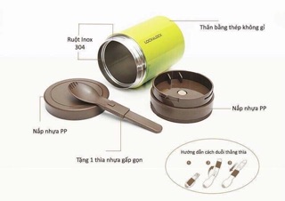 Bình ủ cháo Lock & Lock