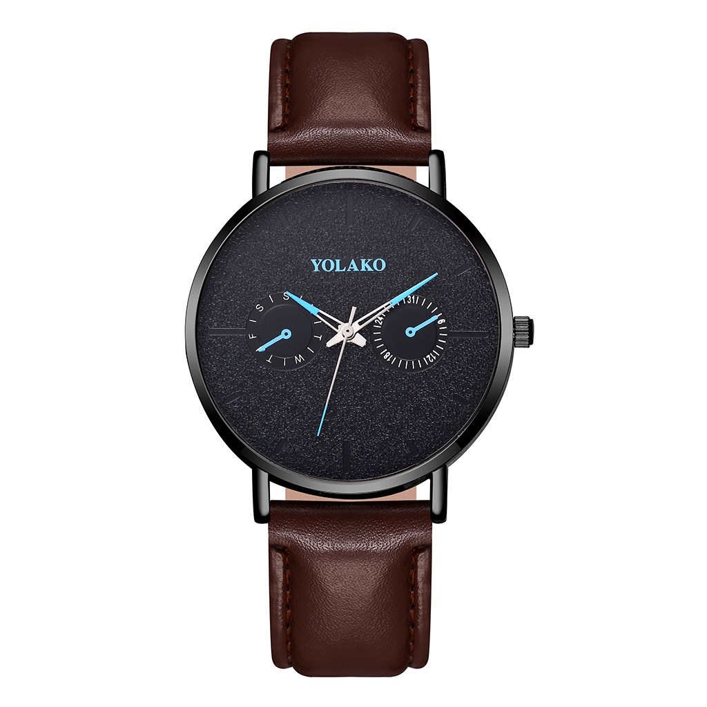 Đồng hồ thời trang nam dây da PU cao cấp YOLAKO PKHRYL005 (đường kính mặt: 40 mm) | BigBuy360 - bigbuy360.vn