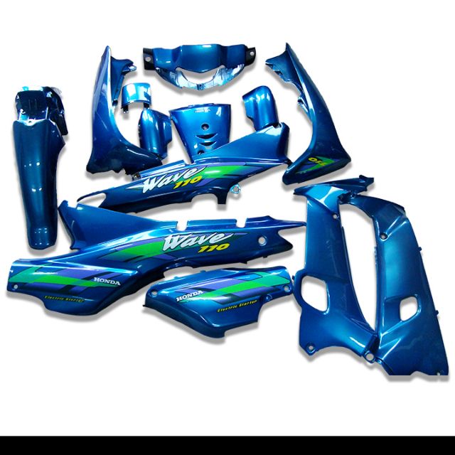 Dàn áo Wave Alpha mau xanh ngọc