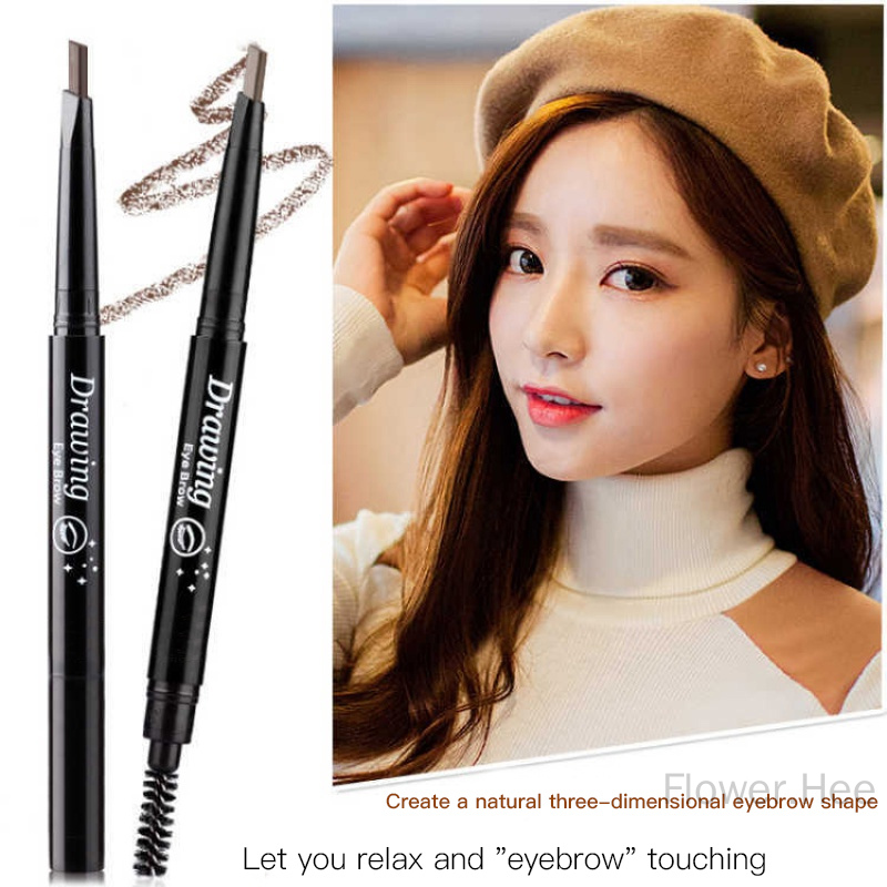 Chì kẻ mày xoay tự động 2 đầu chống thấm nước và mồ hôi lâu trôi không phai | BigBuy360 - bigbuy360.vn