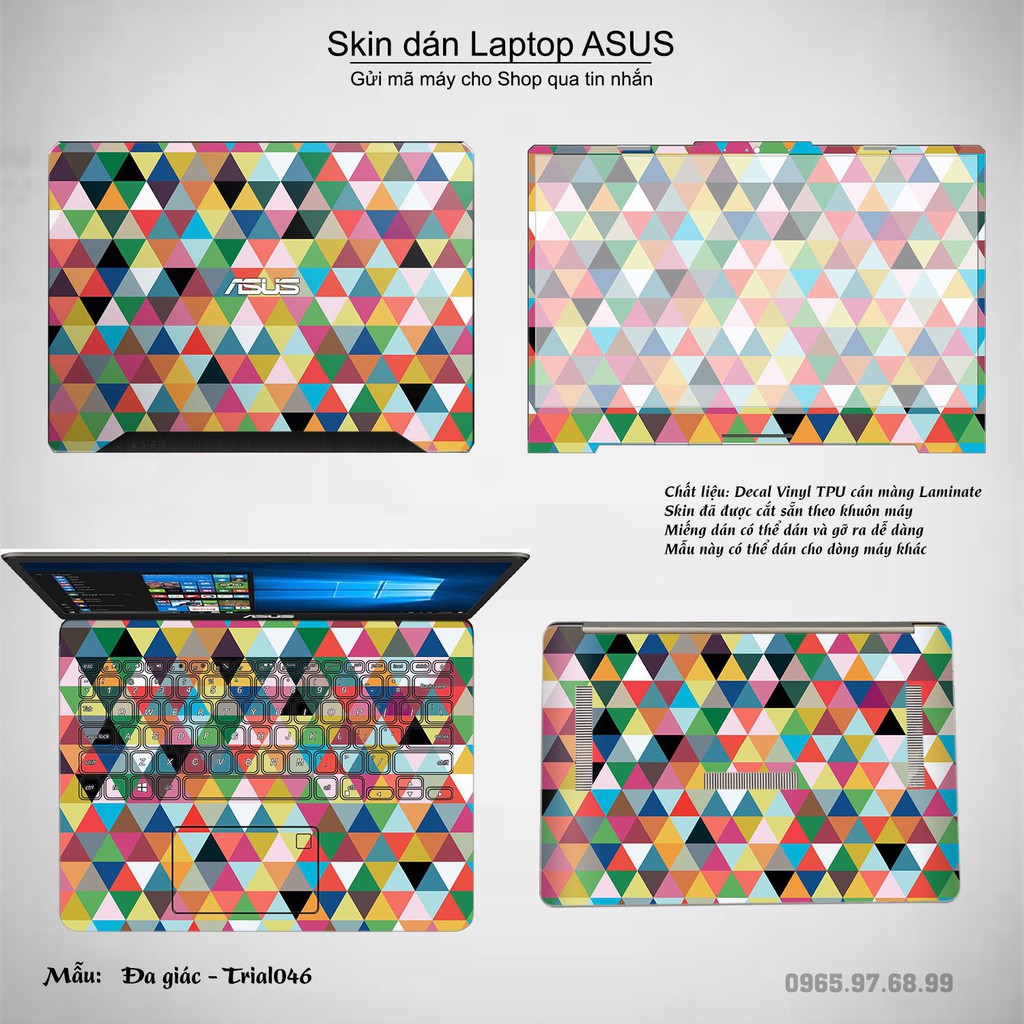 Skin dán Laptop Asus in hình Đa giác _nhiều mẫu 8 (inbox mã máy cho Shop)