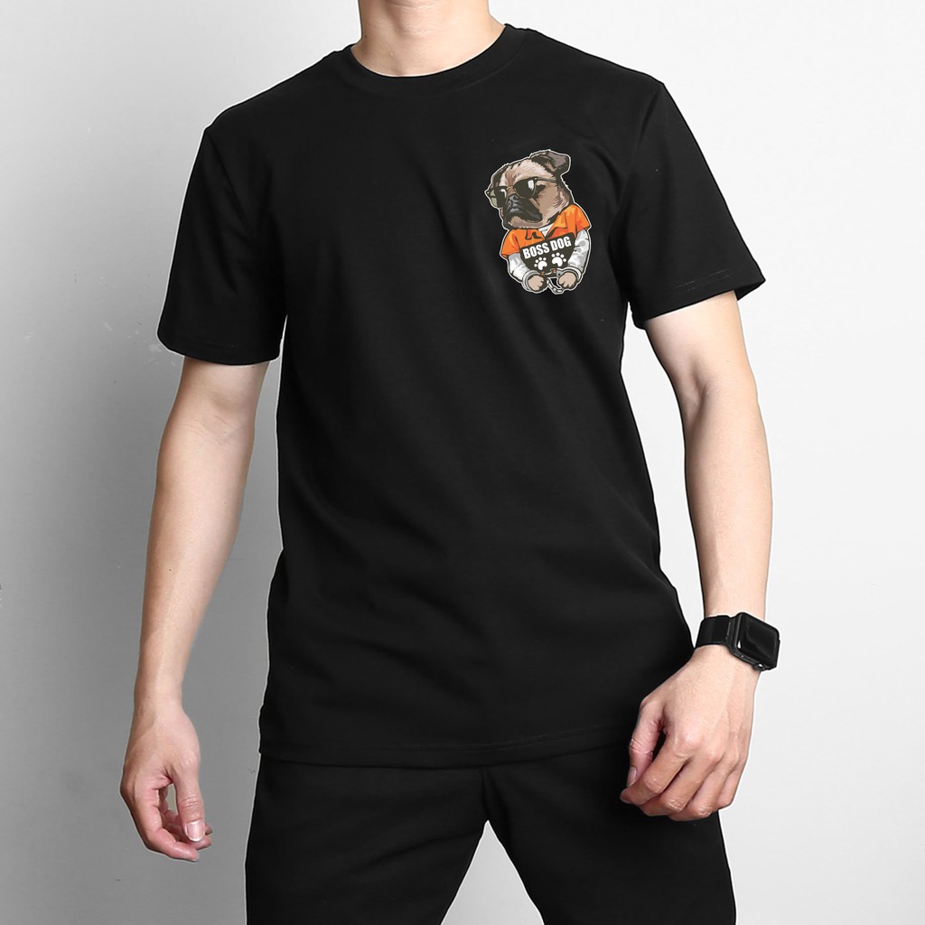 Áo Thun Zara Chó Bull Mặt Xệ Unisex Thun Cotton 4 Chiều