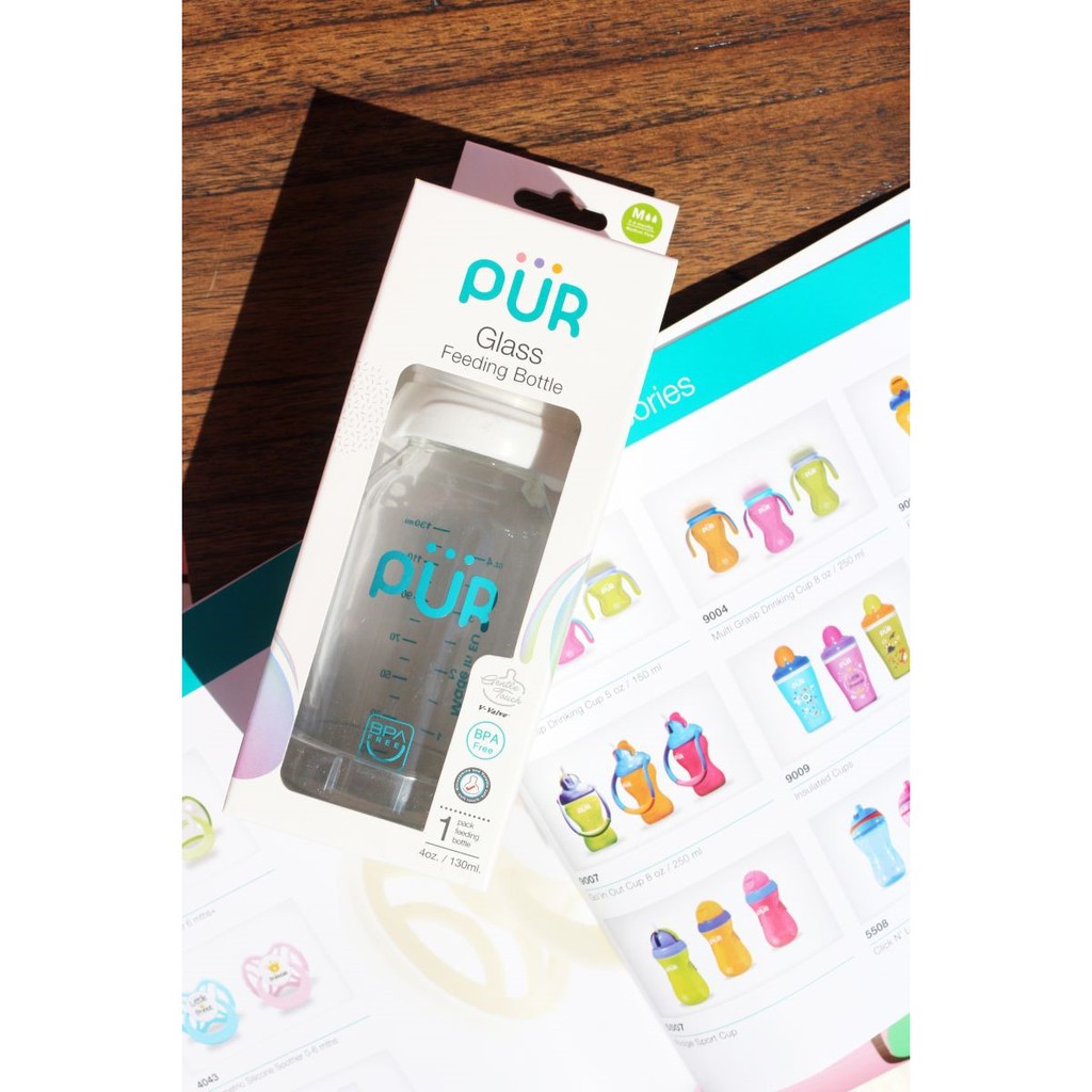Bình sữa Pur thủy tinh 130ml