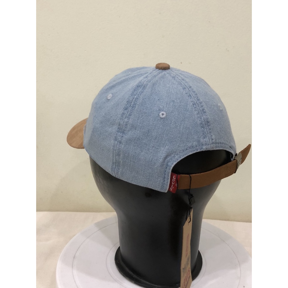 NÓN KẾT NAM NŨ THỜI TRANG, MŨ LƯỠI TRAI LOGO THÊU NỔI CHỮ LEVIS CỰC CHẤT- 2 MÀU TRẮNG ĐEN