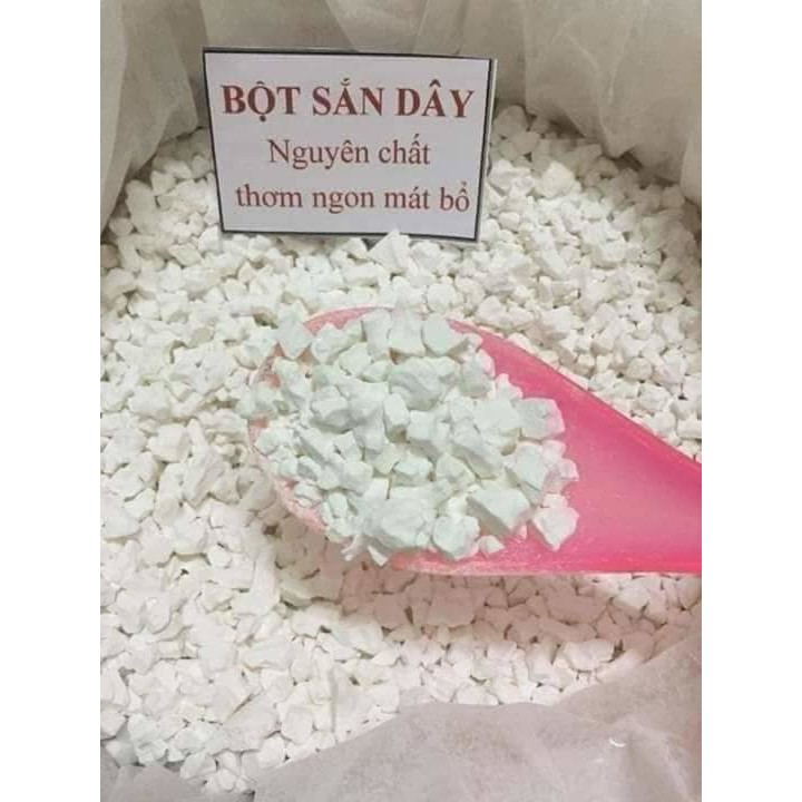 500g Bột sắn dây nguyên chất nhà làm - Bột sắn quê gia đình tự tay làm nguyên chất 100% - Hàng loại 1