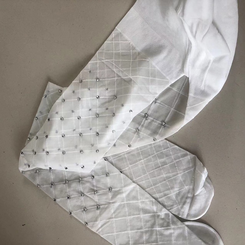 DUNEA Quần Tất Kẻ Sọc Cắt Miễn Phí Của Phụ Nữ