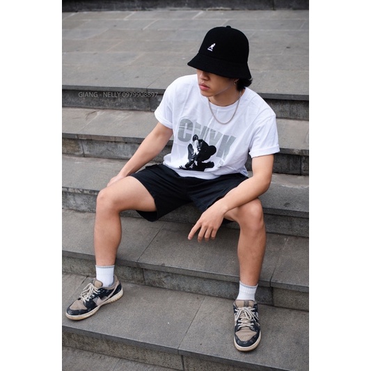 Áo nelly gấu trắng CMYK dễ thương