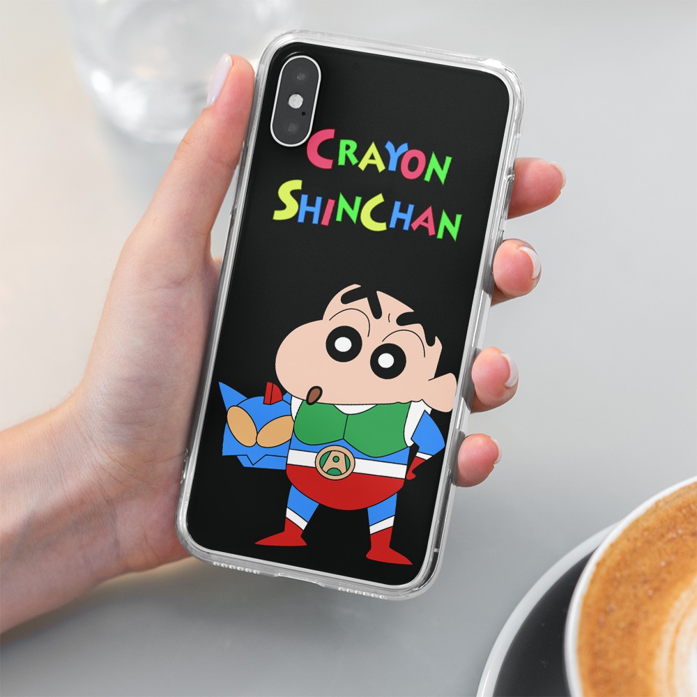 Ốp điện thoại mềm in hình shin cho Samsung Galaxy A80 A90 A71 A70 A60 A51 A50 A40 A30 A20 S A30S M40 S M30 M20 M10