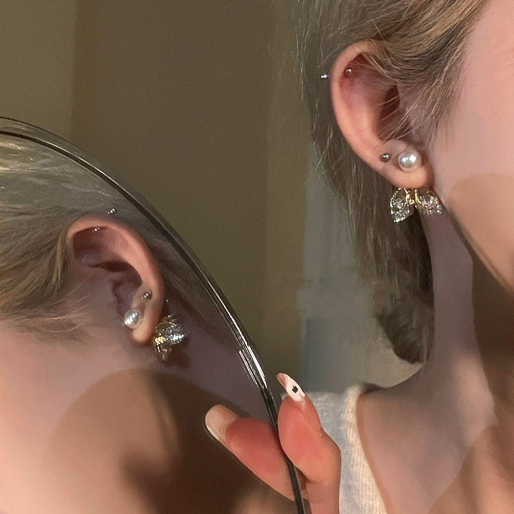 Bông Tai Dáng Dài Hình Hoa Phong Cách Pháp Sang Trọng Cho Nữ