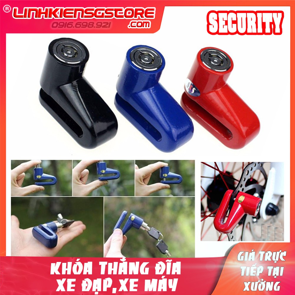 🔥GIÁ SỈ🔥 Khóa Thắng Đĩa Cho Xe Đạp Xe Máy Khóa Phanh Xe An Toàn Khóa Càng