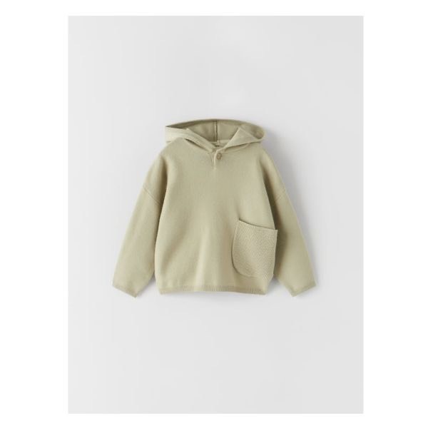 Áo len Zara có mũ tone Pastel cho bé