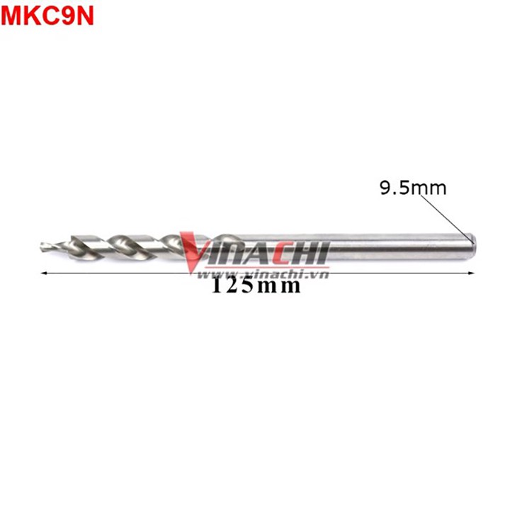 Mũi khoan chéo 9mm  ,mũi khoan mồi - Loại dài 125mm