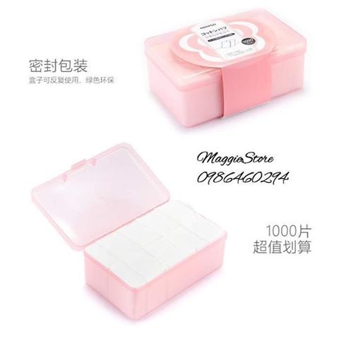 Hộp Bông Tẩy Trang Miniso 1000 Miếng – Nhật Bản