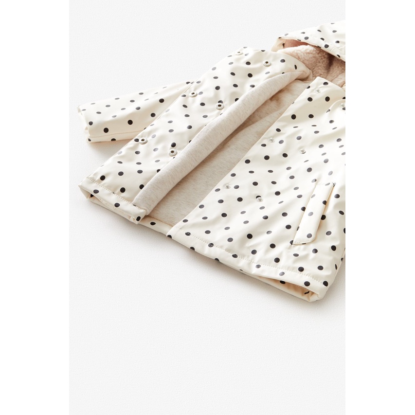 Zara raincoat chấm bi