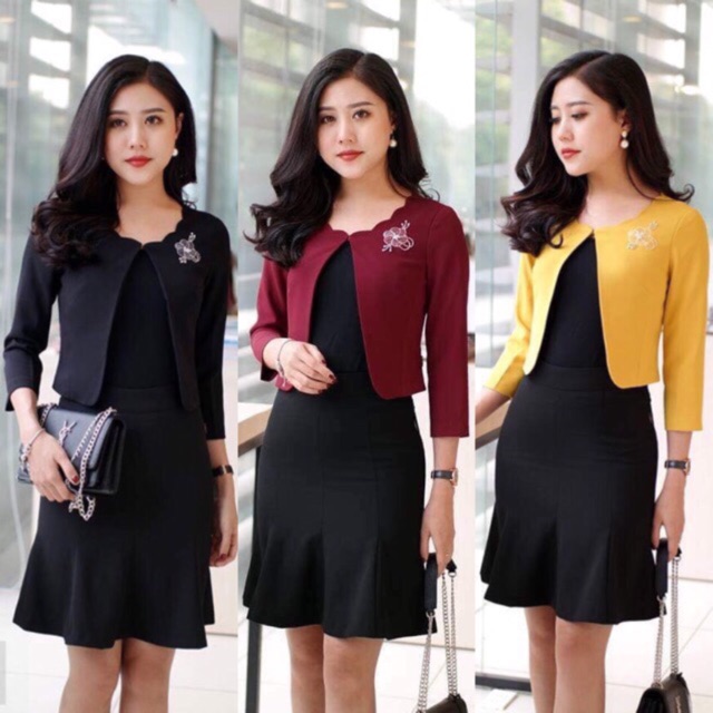 Bán Sỉ Vest lửng 2 lớp cổ lượn sóng unna