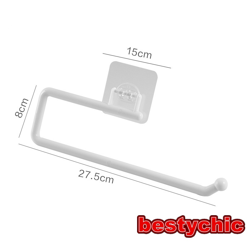 Giá Đỡ Cuộn Khăn Giấy Bằng Nhựa Gắn Tường Tiện Dụng