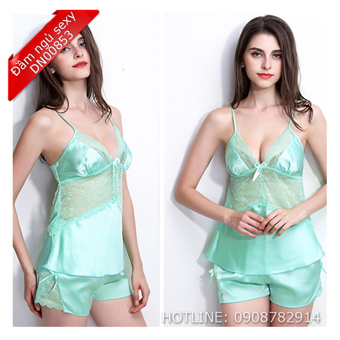 Đồ ngủ lụa sexy DN00853